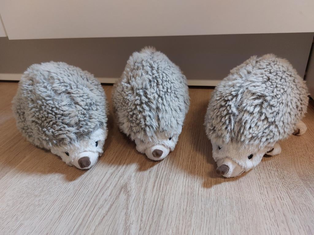 3x IKEA egel knuffel 22 cm, Ophalen of Verzenden
