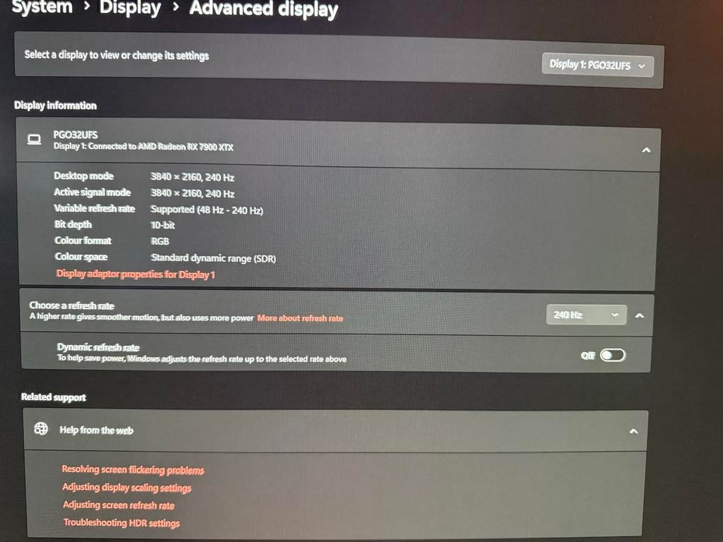 ASRock Phantom Gaming PGO32UFS 4K OLED 240Hz/480Hz Monitor, Computers en Software, Audio-software, Ophalen, Zo goed als nieuw
