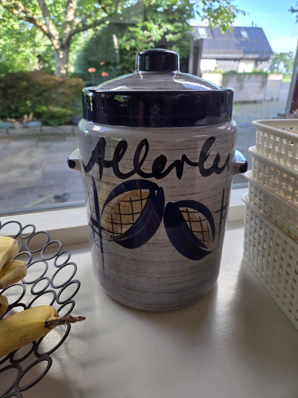 Vintage Allerlei Pot met Deksel - Keramiek, Ophalen of Verzenden