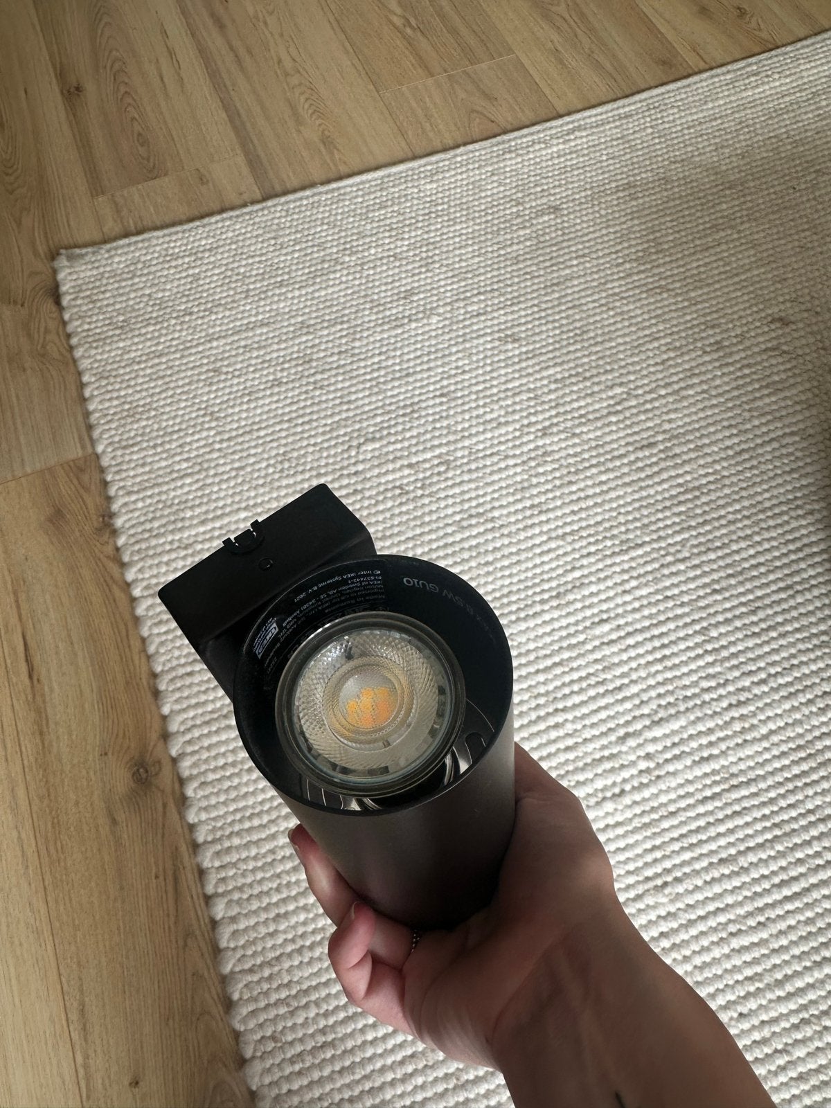 4 zwarte wandlampen op stroom, Huis en Inrichting, Ophalen of Verzenden, Gebruikt, Metaal