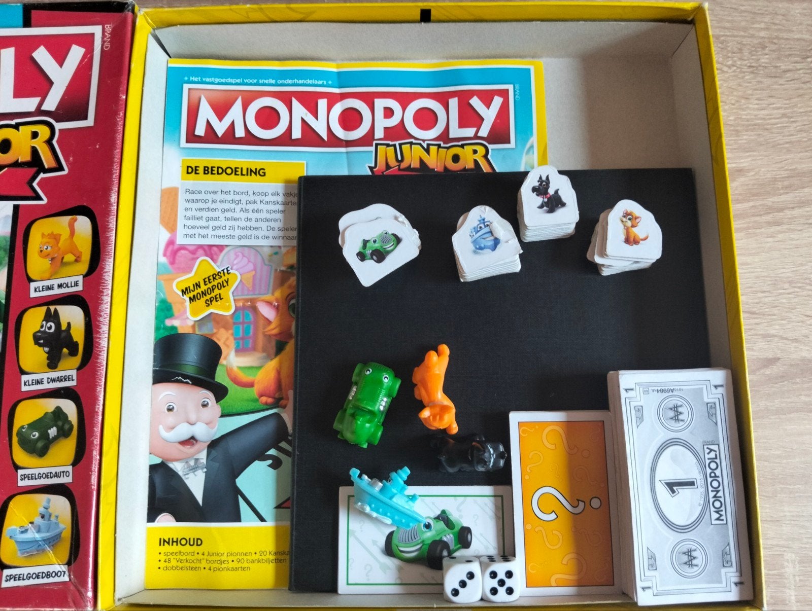Monopoly Junior Bordspel - Mijn Eerste Monopoly Spel, Een of twee spelers, Ophalen of Verzenden, Gebruikt, Hasbro Gaming