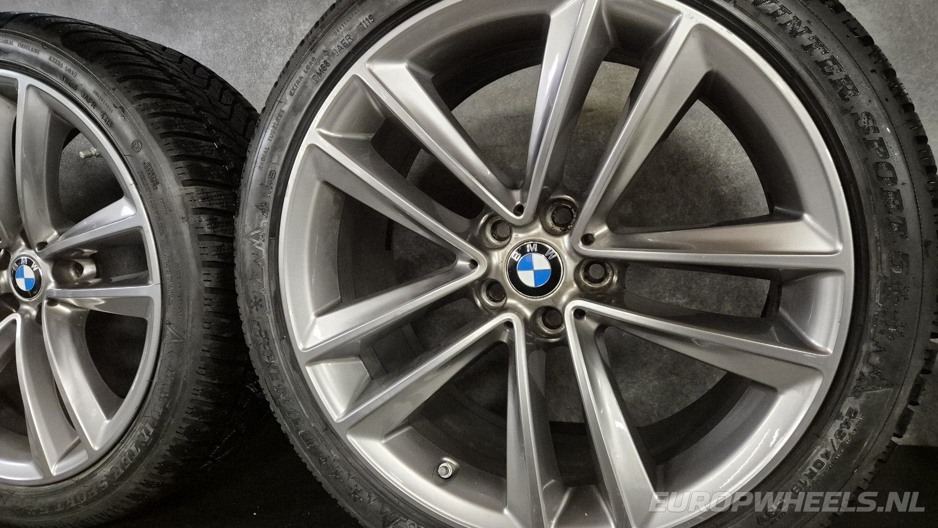 19 inch BMW G30 G31 velgen Dunlop winterbanden, 19 inch, -, -, Banden en Velgen