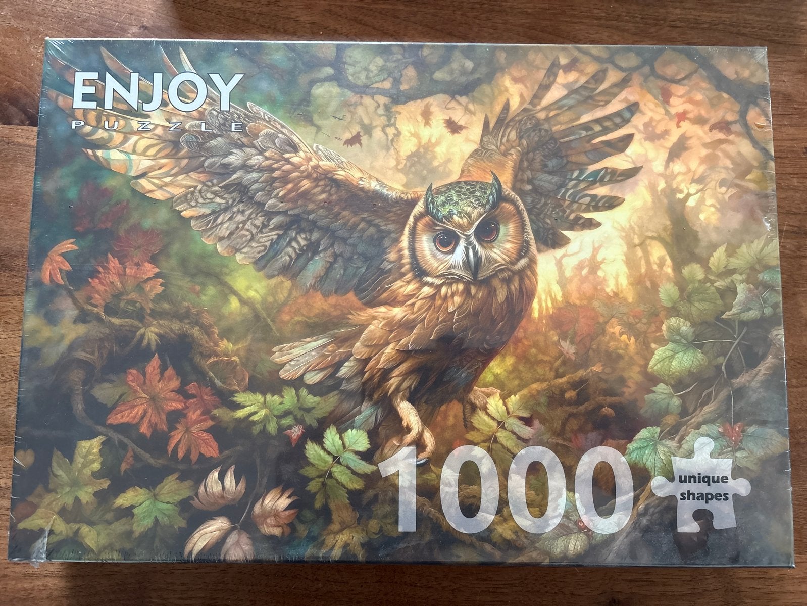 Enjoy Puzzel Uil 1000 Stukjes Nieuw (Geseald), Hobby en Vrije tijd, Denksport en Puzzels, Ophalen of Verzenden, 500 t/m 1500 stukjes