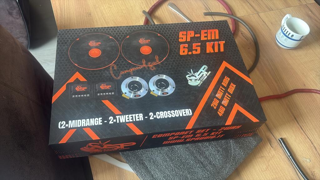 SP-Audio Composet Nieuw - SP-EM 6.5 KIT (280W RMS), Overige merken, Nieuw, Ophalen of Verzenden, 120 watt of meer