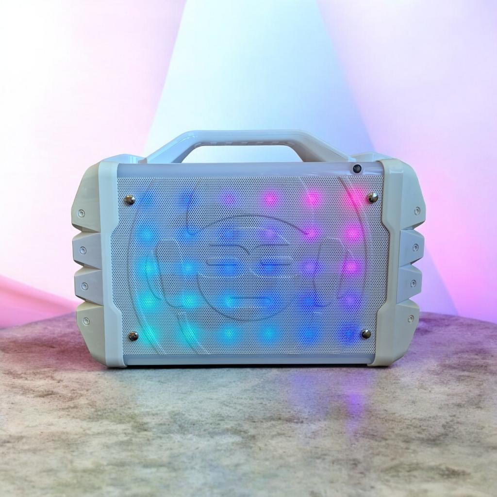 iDance Blaster 200 Draagbare Bluetooth Speaker met Microfoon, Ophalen, Zo goed als nieuw, Complete set