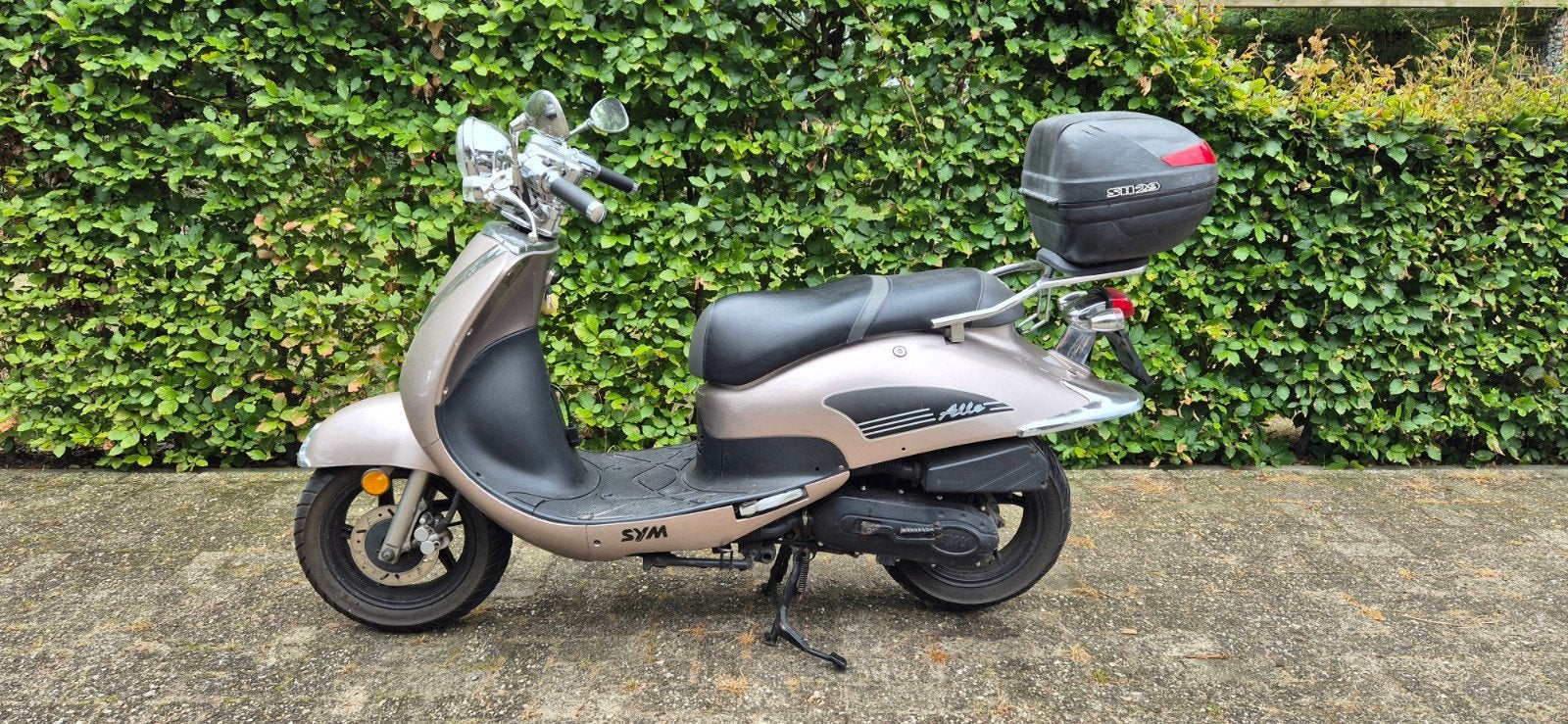 Sym Allo Bromfiets - Geel Kenteken - 2015 - 20527 km, Fietsen en Brommers, Scooters | SYM, Ophalen of Verzenden, Gebruikt, Benzine