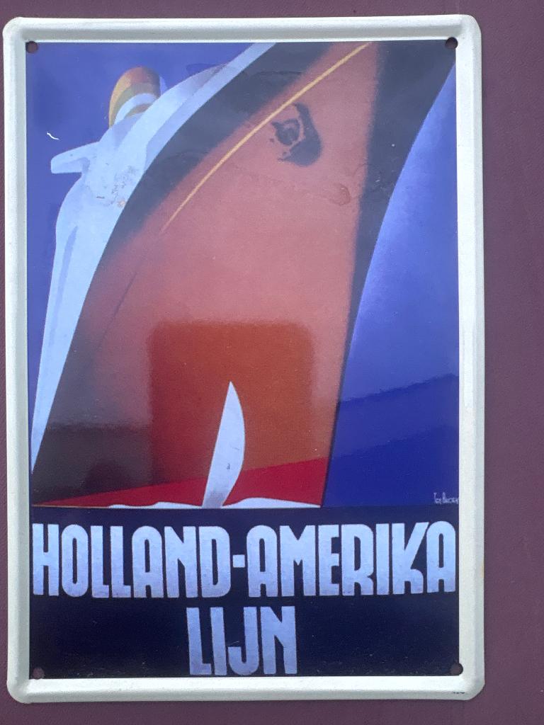 Emaille bordje, Verzamelen, Merken en Reclamevoorwerpen, Ophalen of Verzenden, Gebruikt, Reclamebord