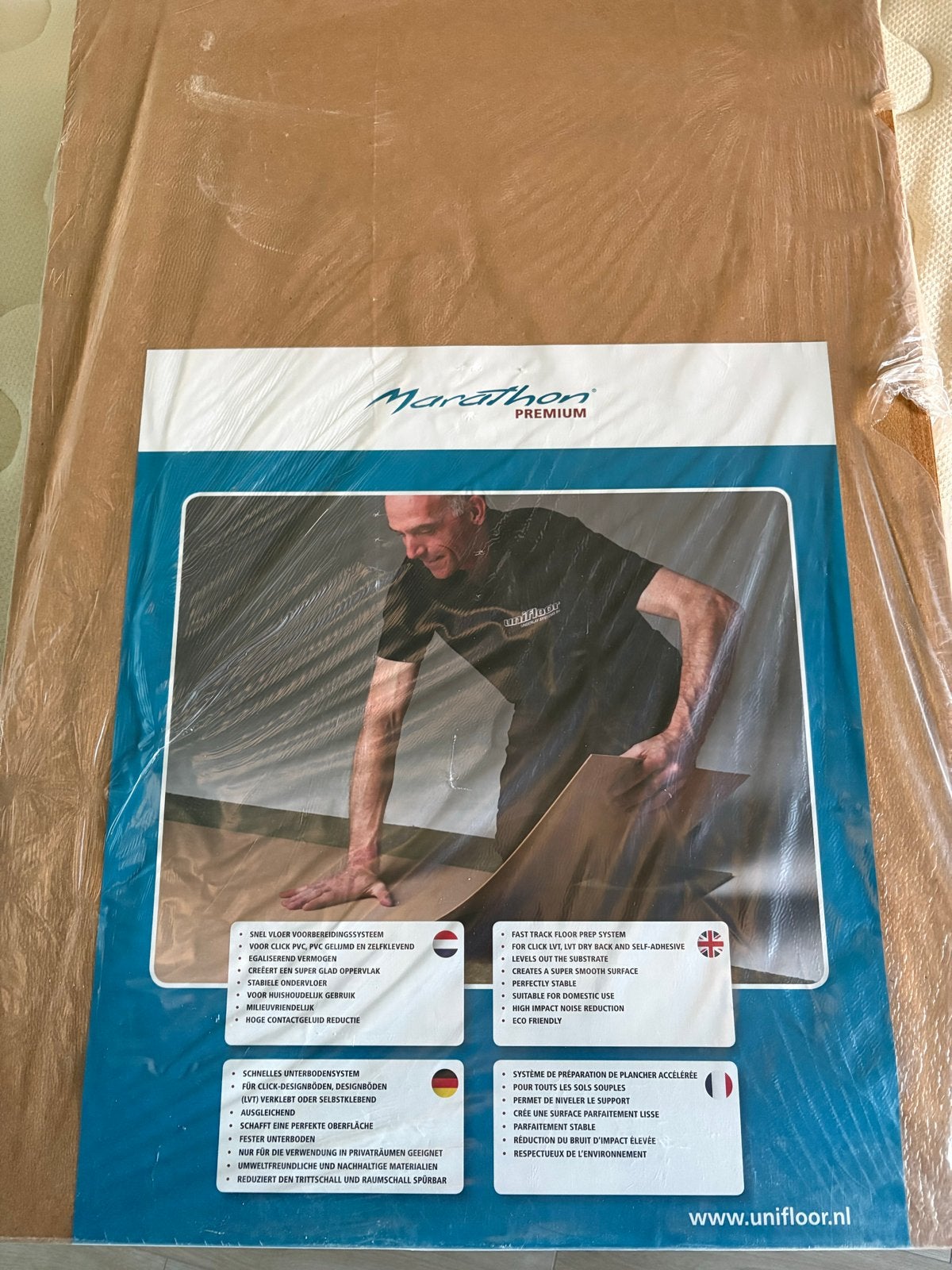 3x Marathon Premium ondervloer 4,42 m² - Nieuw, Ophalen, 50 tot 150 cm, Overige typen, Nieuw