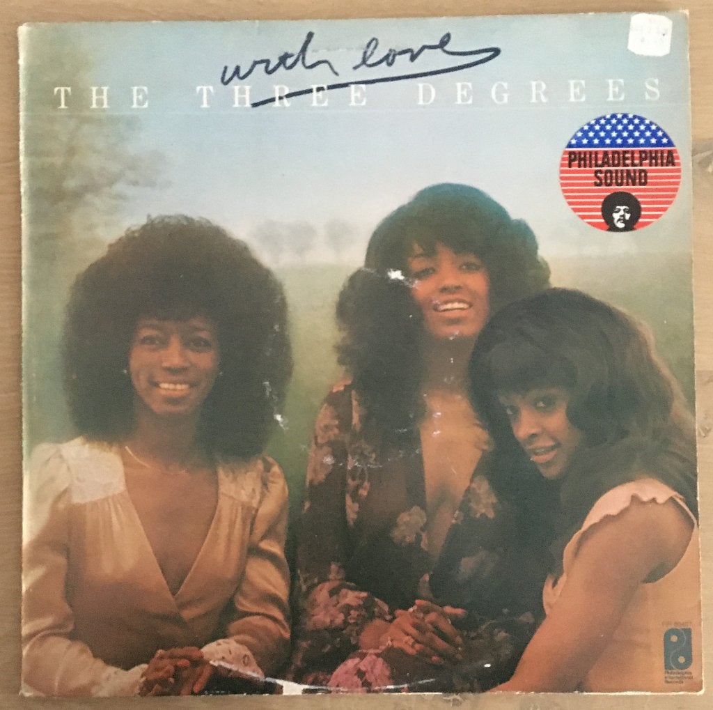 The Three Degrees – With Love, Cd's en Dvd's, LP, Ophalen of Verzenden, Zo goed als nieuw, Fotohoes