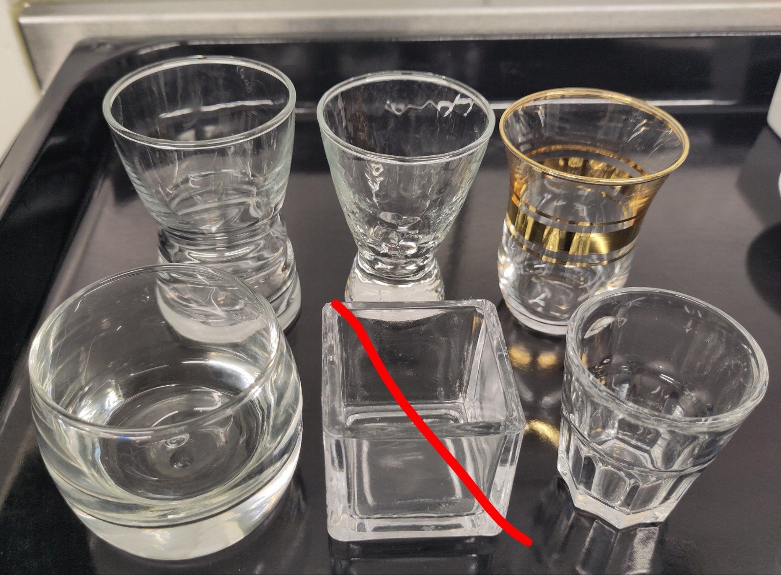 Amuse servies en glaasjes, Huis en Inrichting, Glas of Glazen, Nieuw, Ophalen of Verzenden, Overige stijlen