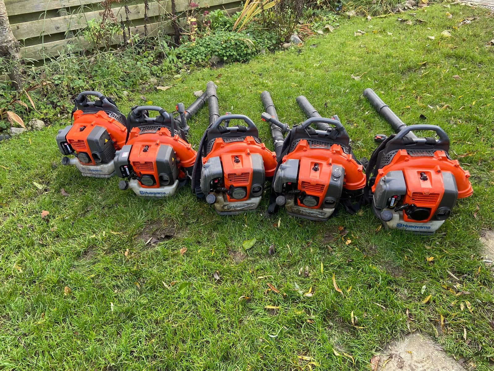 Husqvarna bladblazer, Tuin en Terras, Ophalen, Zo goed als nieuw, Benzine