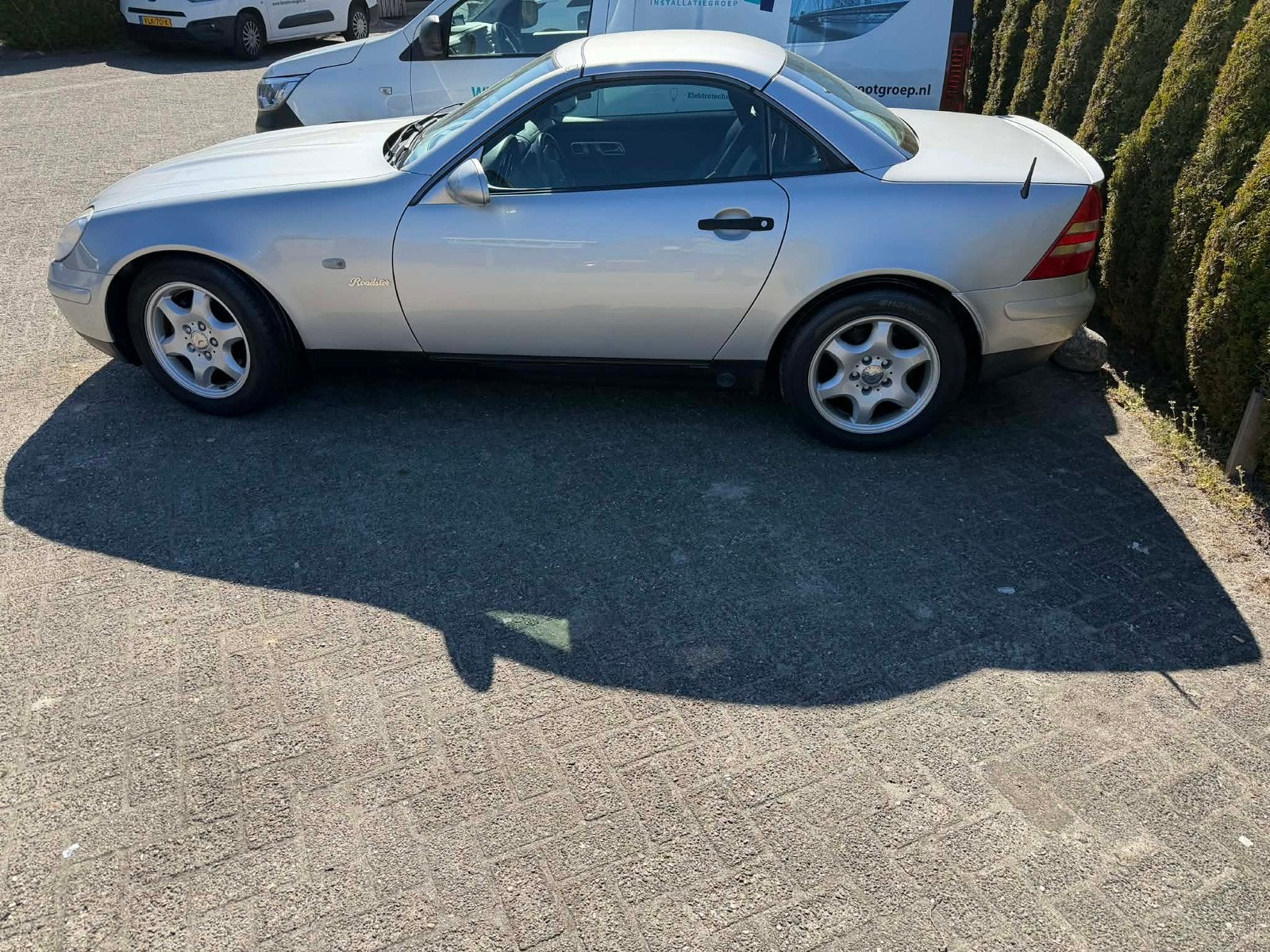 Mercedes-Benz SLK 2.0 Slk200 Roadster 1997 Grijs, Voorwielaandrijving, 1998 cc, 136 pk, Zwart