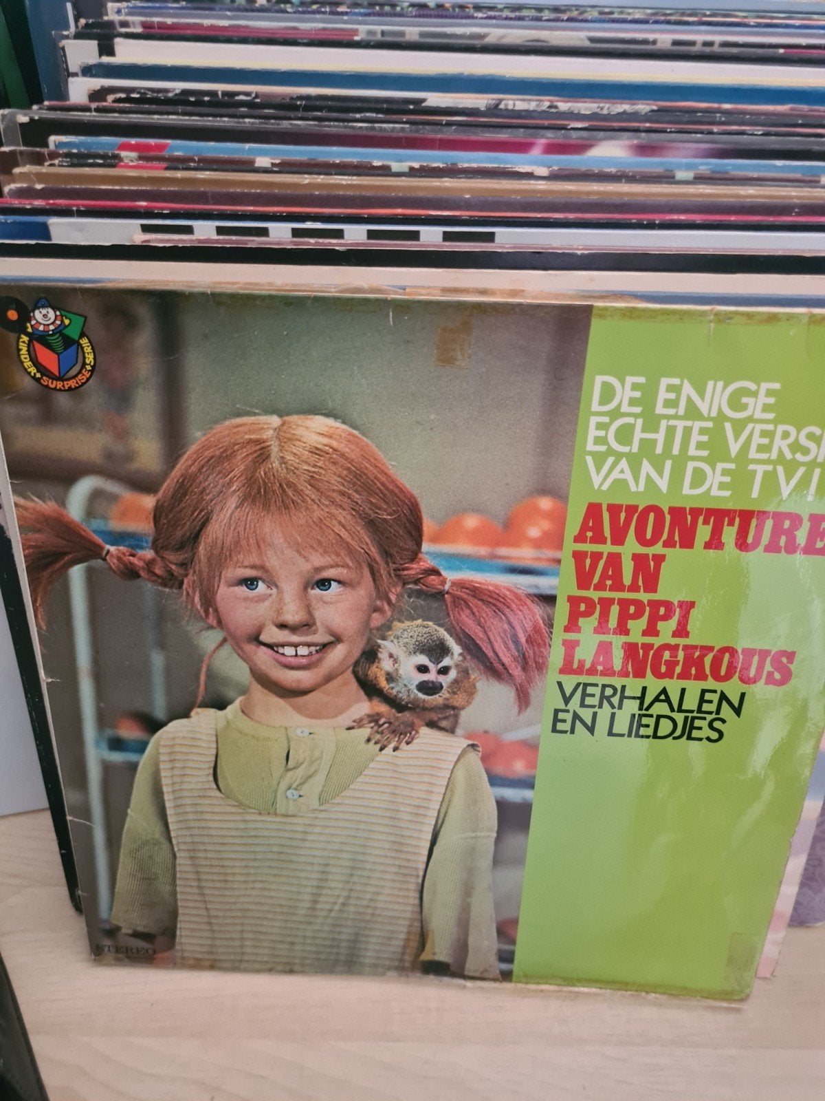 Pippi Langkous LP - Verhalen en Liedjes (TV-versie), Ophalen of Verzenden, Gebruikt