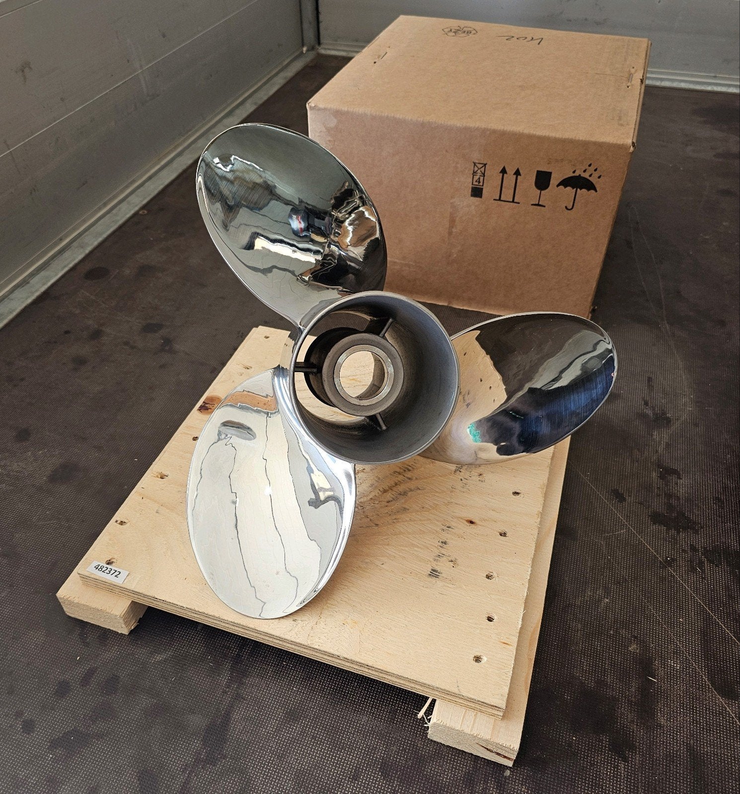 Propeller 19 Pitch RVS Schroef 19P NIEUW, Watersport en Boten, Ophalen of Verzenden, Motor en Techniek