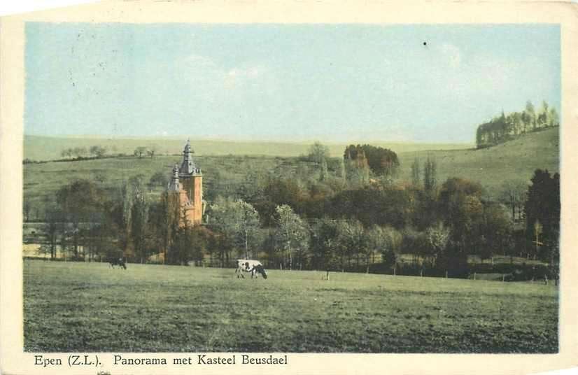 377-520-015 Epen ZL Kasteel Beusdael, Ophalen of Verzenden, Voor 1920, Limburg