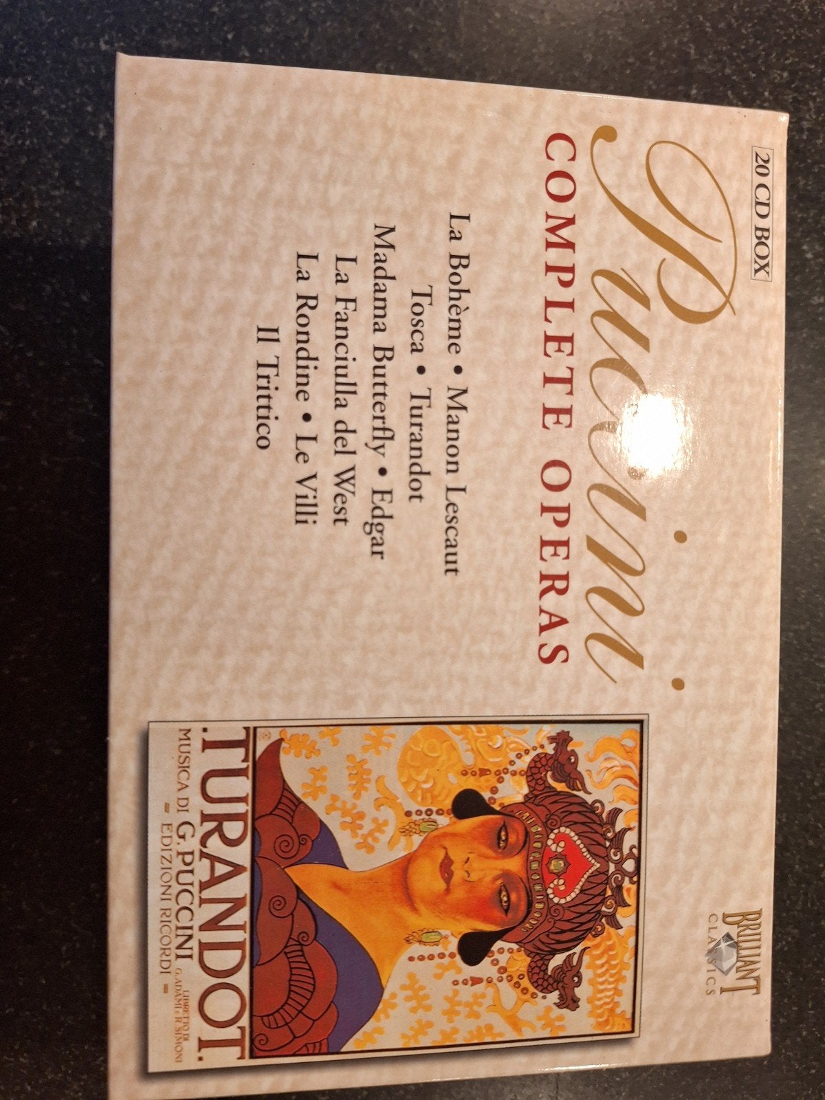 Puccini Complete Operas - 20 CD Box Set, Overige componisten, Opera of Operette, Ophalen of Verzenden, Zo goed als nieuw