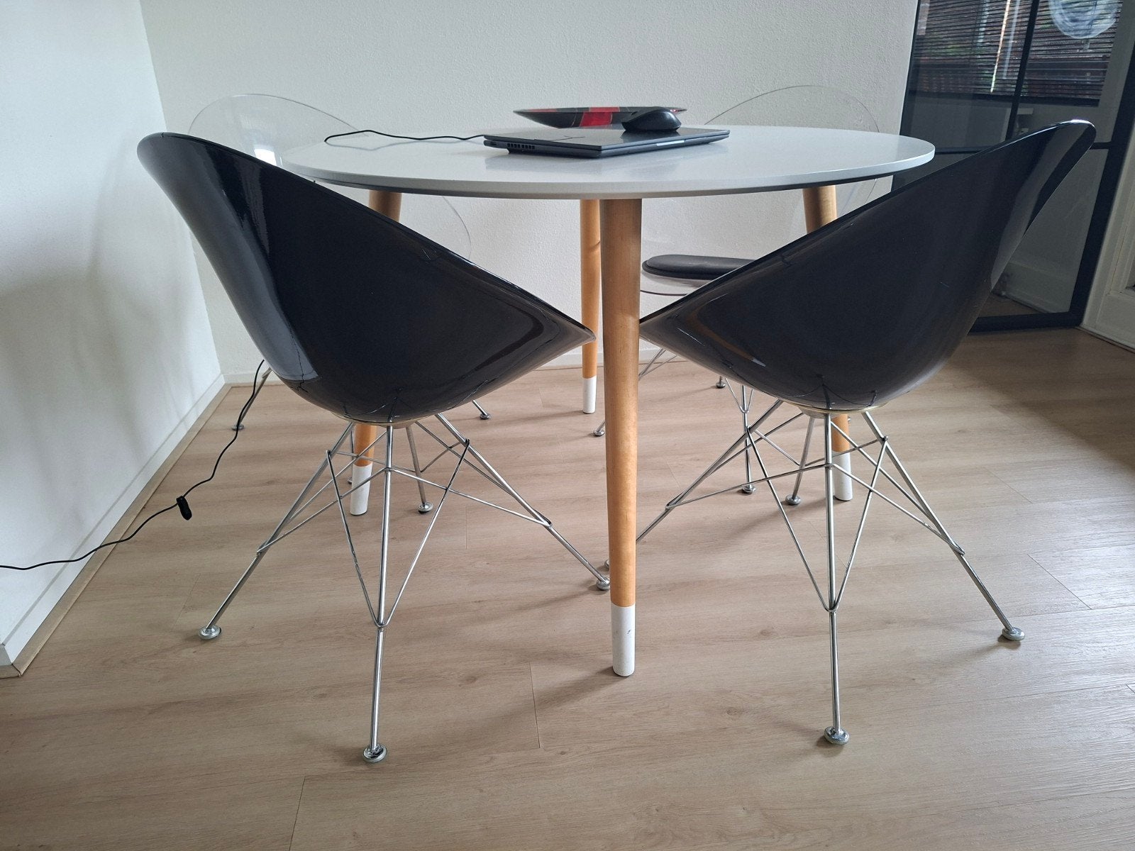 2 Philip Starck design stoeltjes, Modern design, Twee, Zwart, Ophalen of Verzenden