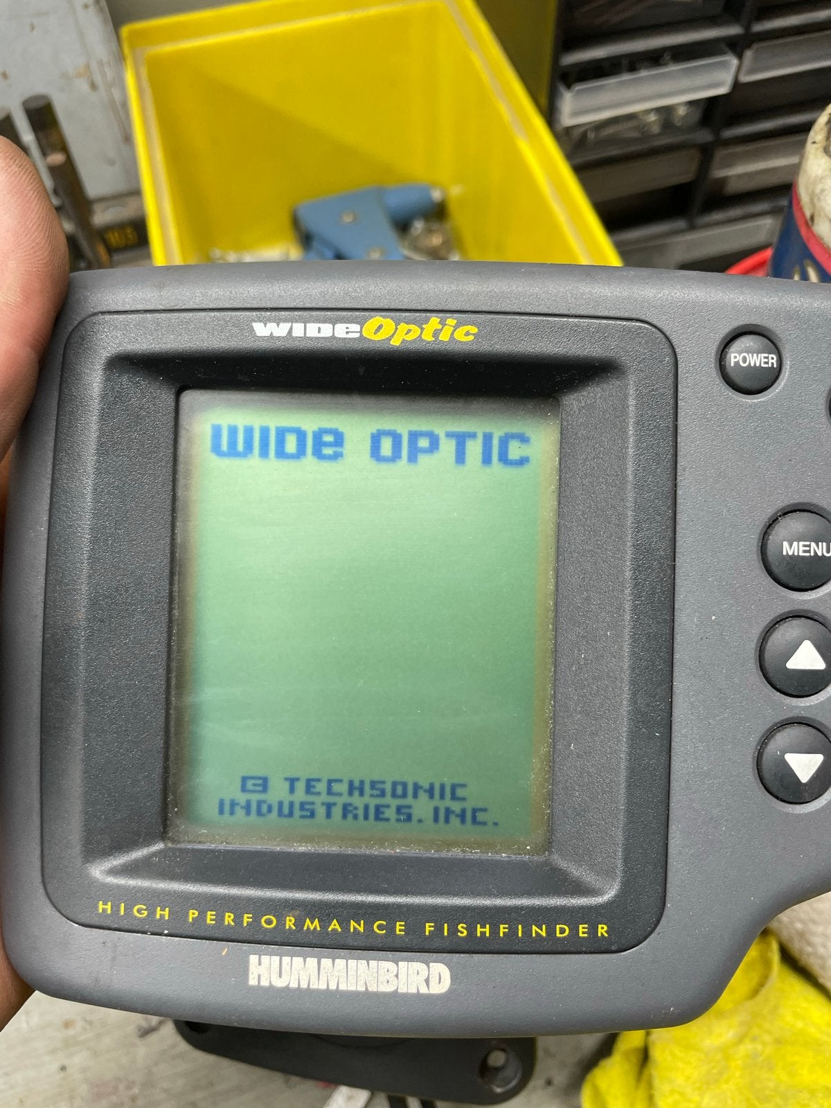 Humminbird Wide Optic High Performance Fishfinder, Watersport en Boten, Ophalen of Verzenden, Gebruikt, Overige typen