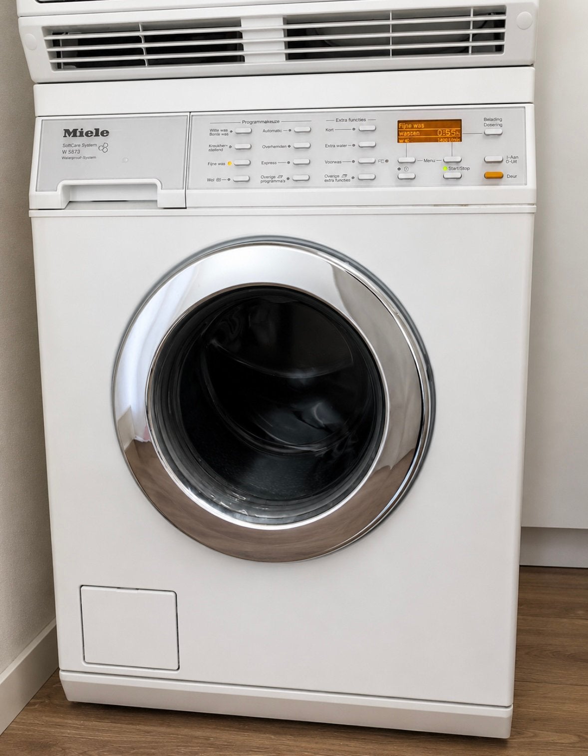 Miele wasmachine en miele droger samen €600,mag ook apart, Gebruikt, Ophalen of Verzenden, 85 tot 90 cm, 1200 tot 1600 toeren