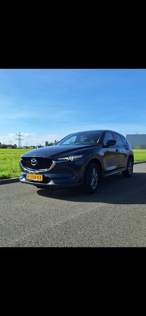 Mazda CX-5 2.0 Skyactiv-g 165pk 2WD 2017 Blauw, Auto's, Stof, Zwart, 4 cilinders, 715 kg