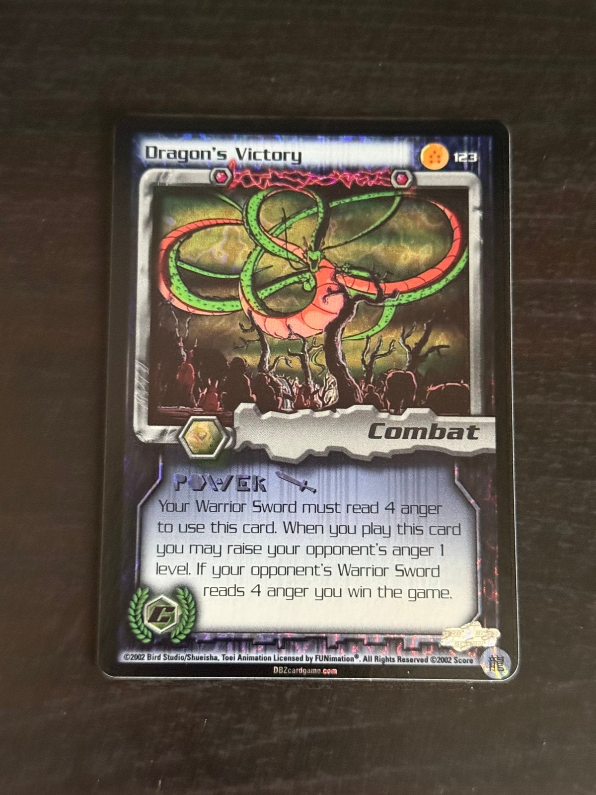 Dragonball Z CCG - Dragon’s Victory 123 Limited Holo, Ophalen of Verzenden, Zo goed als nieuw, Foil