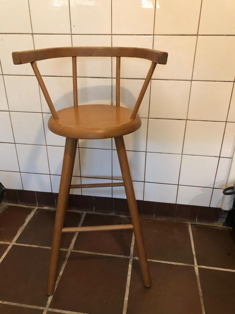 Vintage houten kinderstoel, Ophalen, Gebruikt, Overige typen