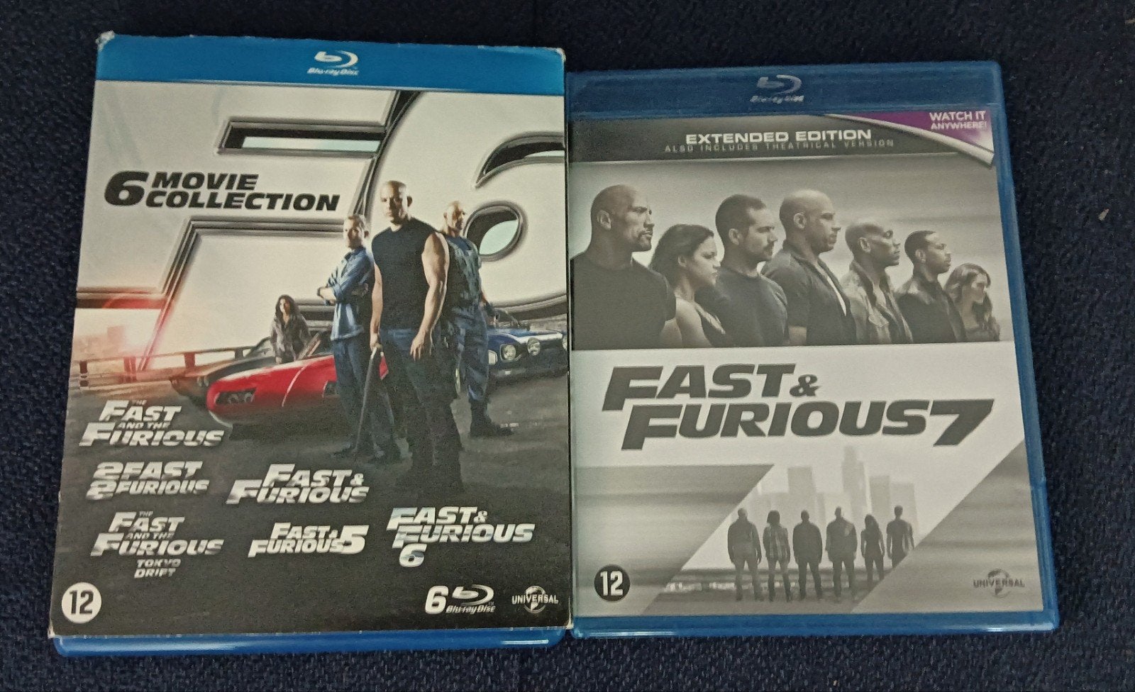 Fast and the Furious deel 1 tm 7 NL, Cd's en Dvd's, Blu-ray, Ophalen of Verzenden, Zo goed als nieuw, Actie