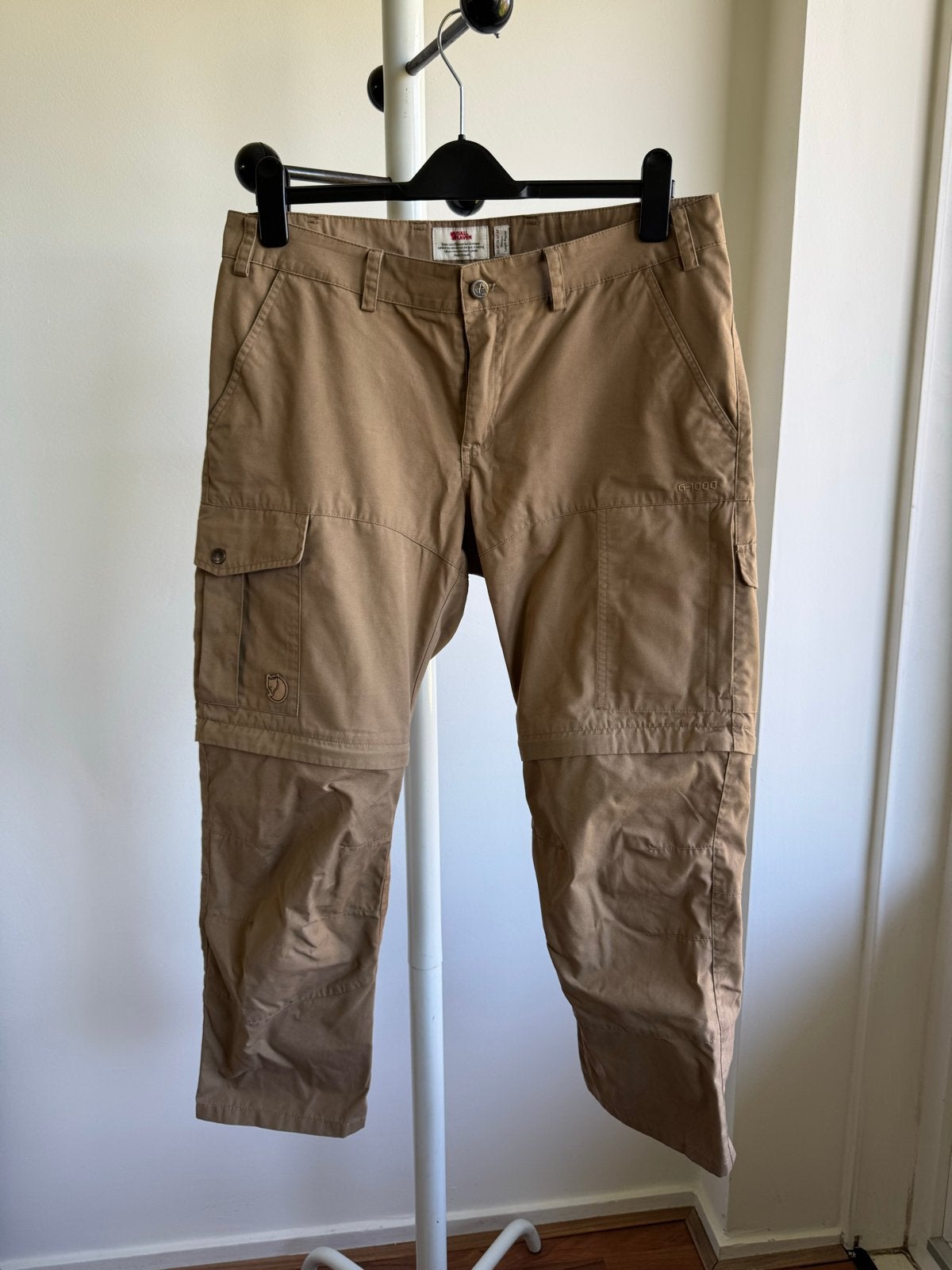 Fjällräven G-1000 afritsbroek dames, maat 42, Kleding | Dames, Beige, Maat 42/44 (L), Ophalen of Verzenden, Zo goed als nieuw