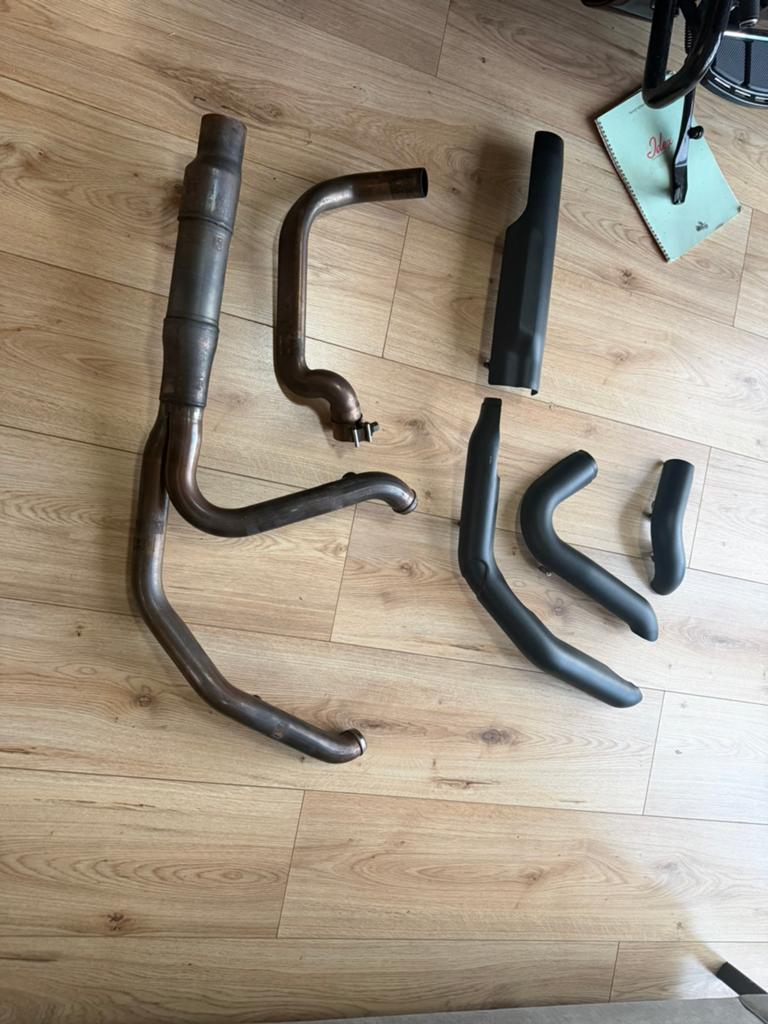 Harley uitlaatbochten touring 107 M8 uitlaat street glide, Motoren, Ophalen