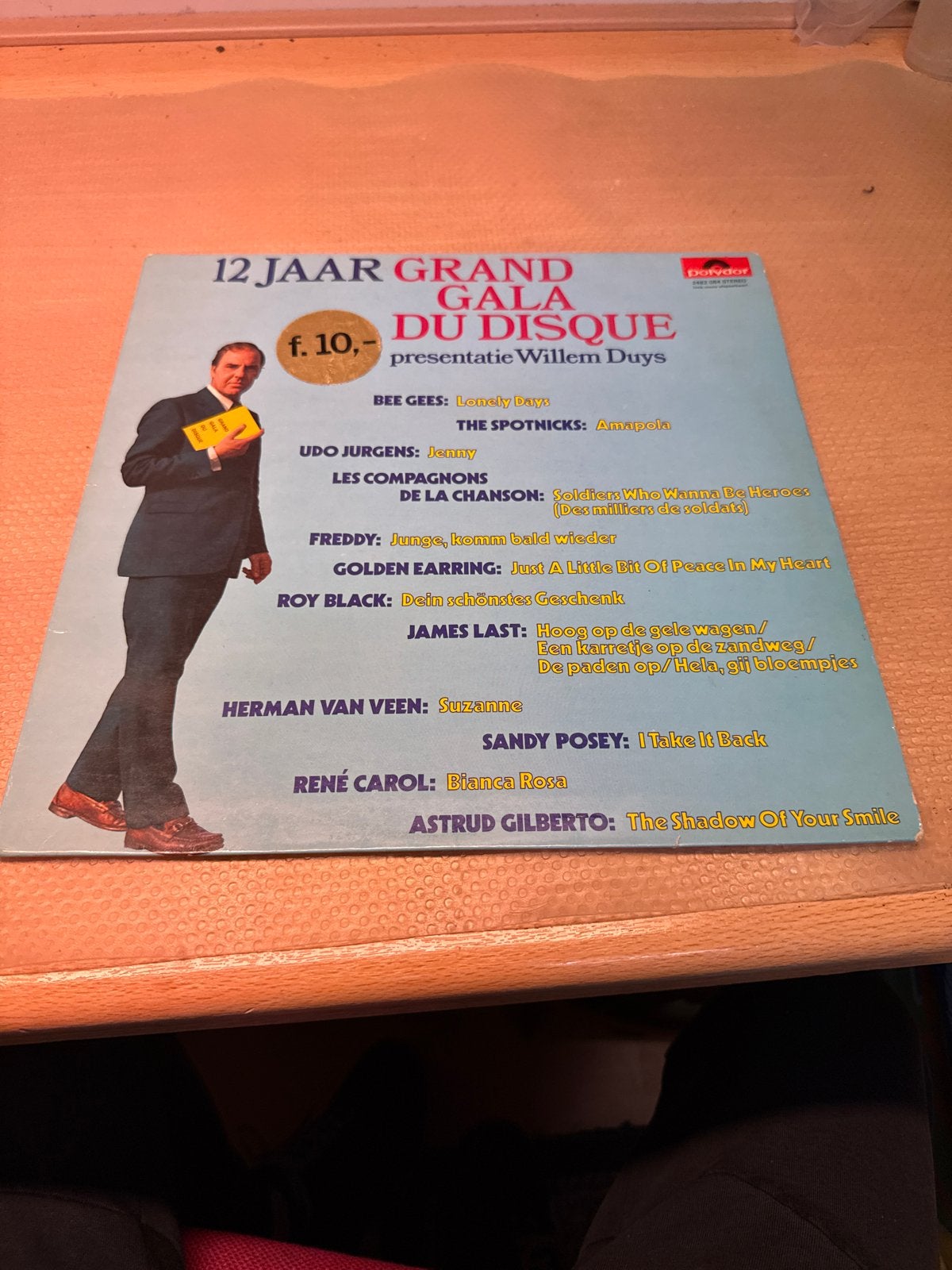 12 Jaar Grand Gala Du Disque - Pop LP Willem Duys, Ophalen, LP, Gebruikt, Pop