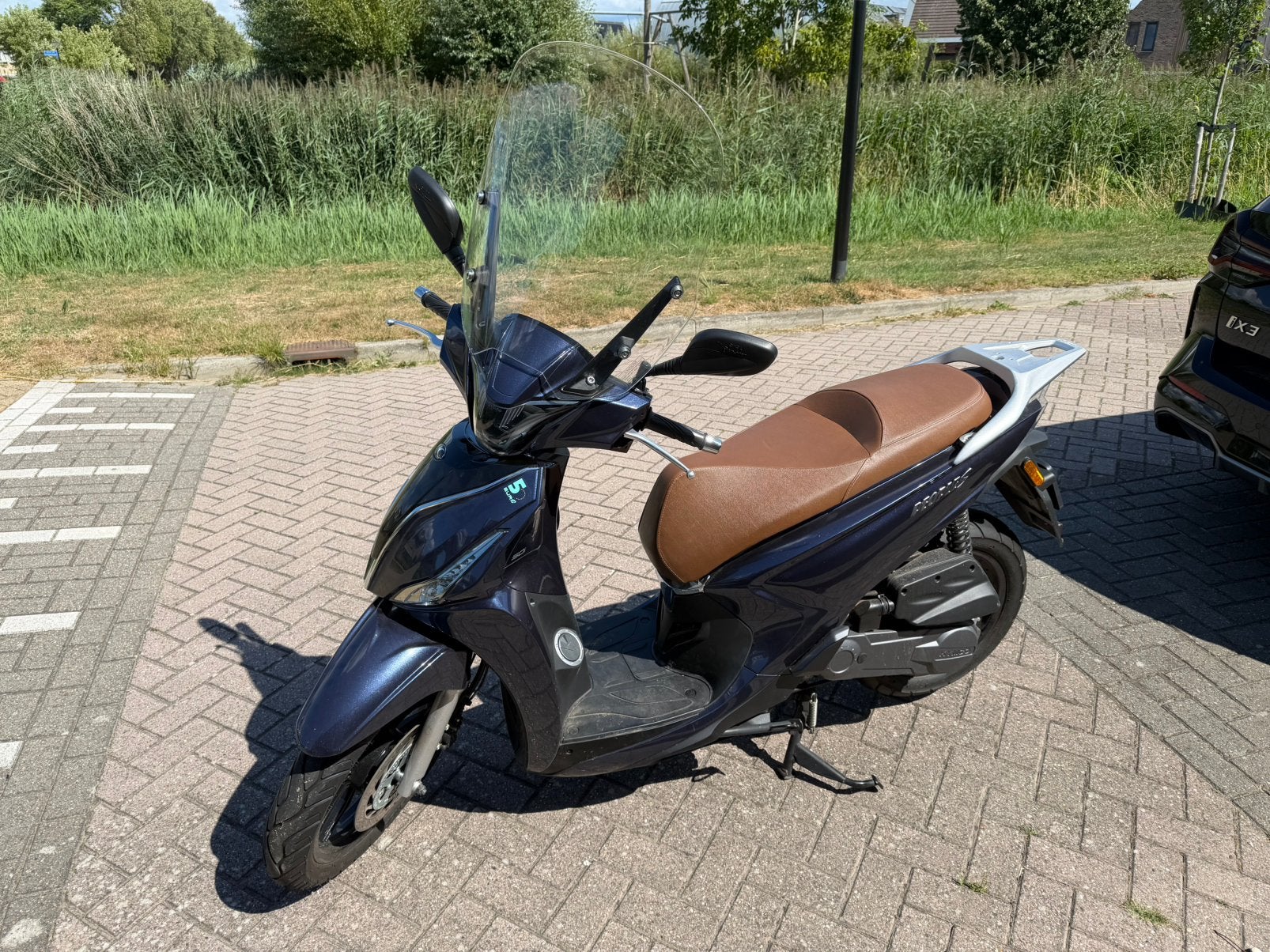 Kymco People S 45km (mag tot 2030 Amsterdam in), Fietsen en Brommers, Scooters | Kymco, Ophalen, Maximaal 45 km/u, Zo goed als nieuw