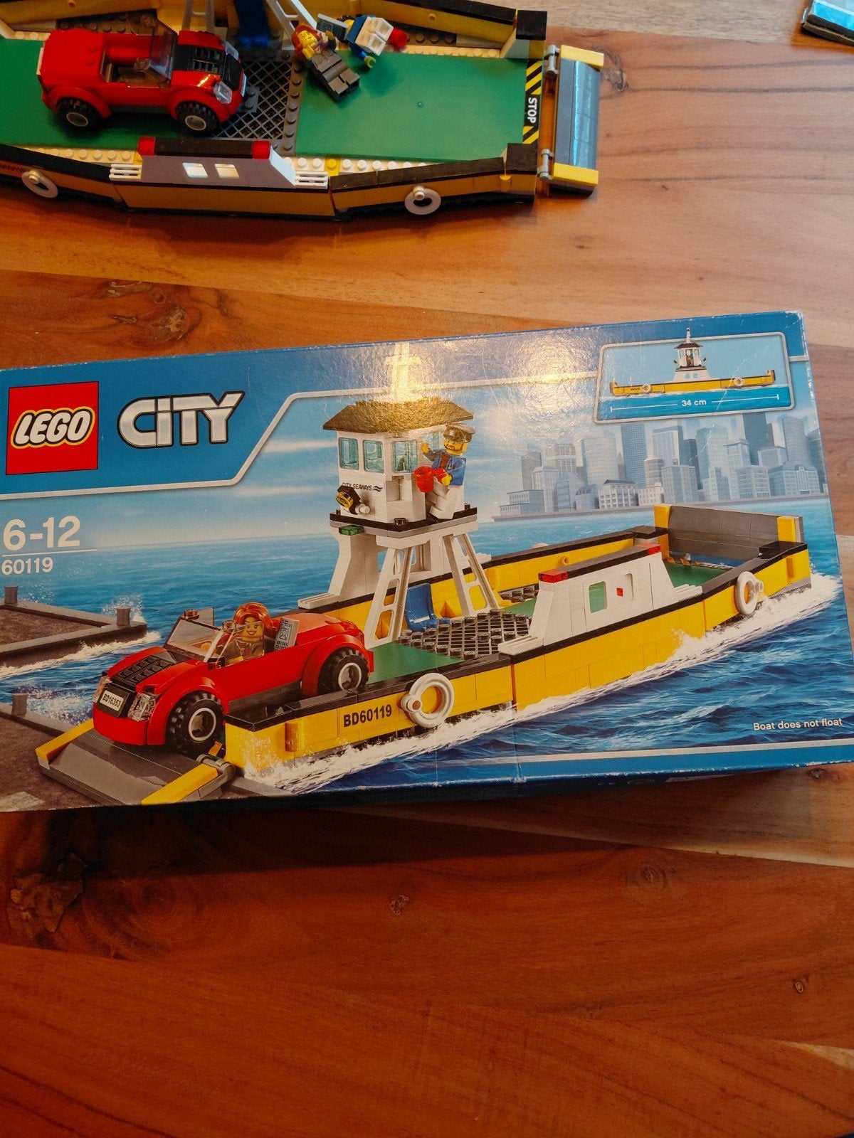 LEGO City 60119 Veerpont met auto en figuren, Verzenden, Gebruikt, Overige merken