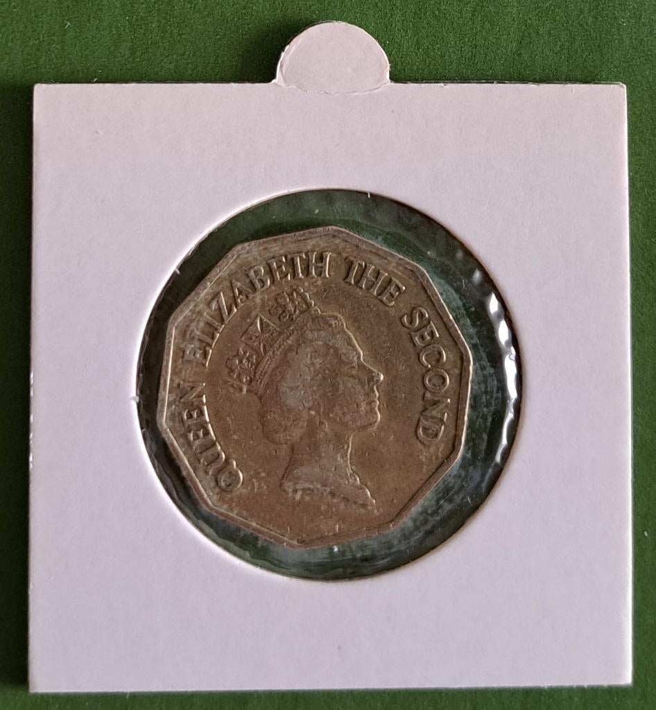 Belize: Queen Elizabeth the second - 1989, Ophalen of Verzenden, Midden-Oosten, Losse munt