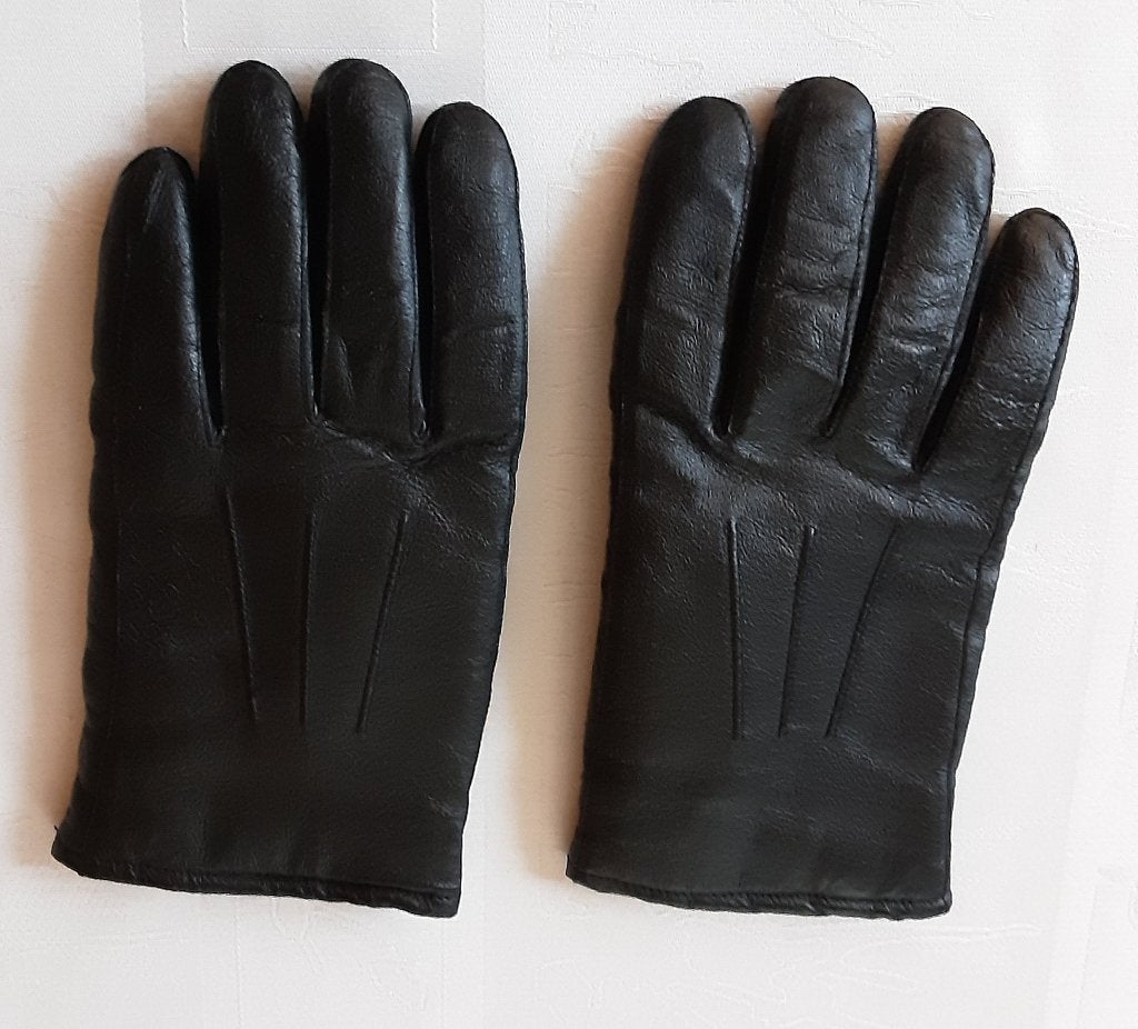 Leren handschoenen heren, Verzenden, Zo goed als nieuw, Maat 52/54 (L), Handschoenen