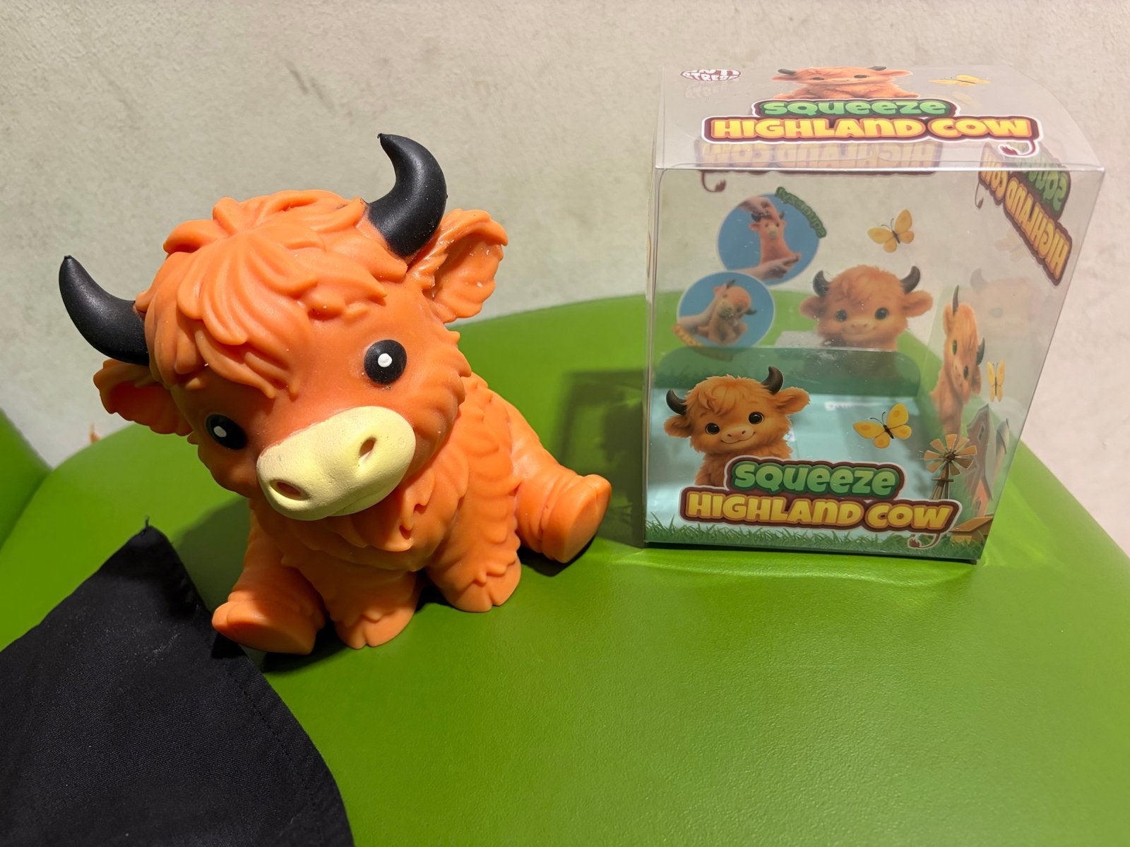 Squeeze Highland Cow - Stressbal Koe Nieuw, Verzenden, Nieuw