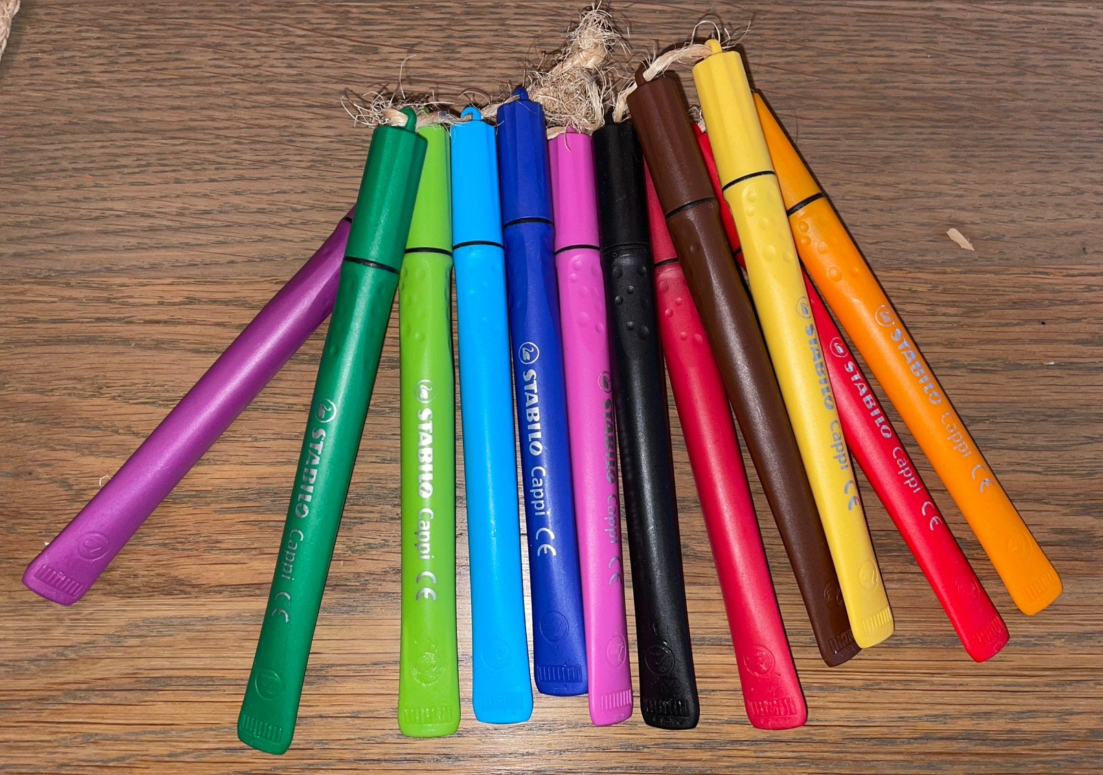 Stabilo Cappi stift kleurstift stiften viltstift 5e, Hobby en Vrije tijd, Tekenen, Ophalen of Verzenden, Zo goed als nieuw