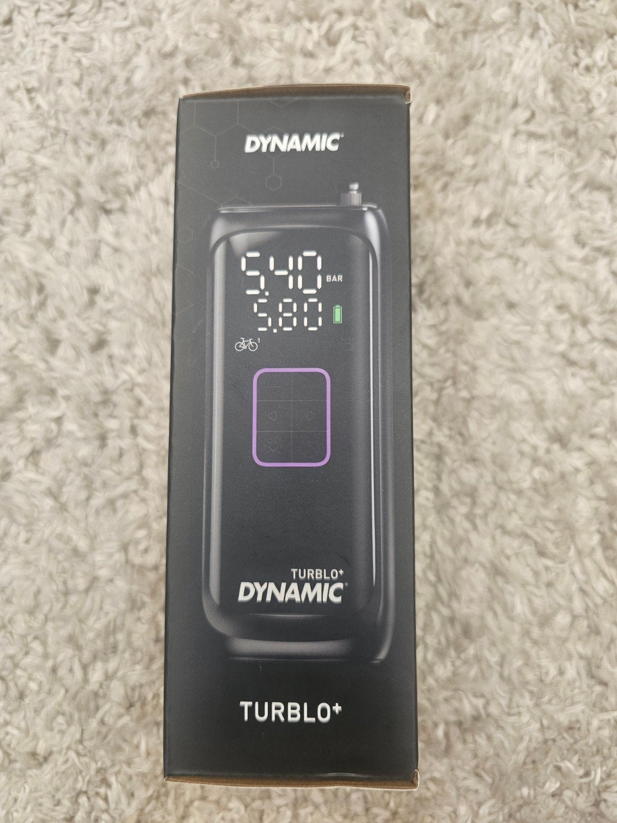 Dynamic Turblo+ Elektrische Fiets Pomp met Drukmeter, Ophalen, Drukmeter, Nieuw