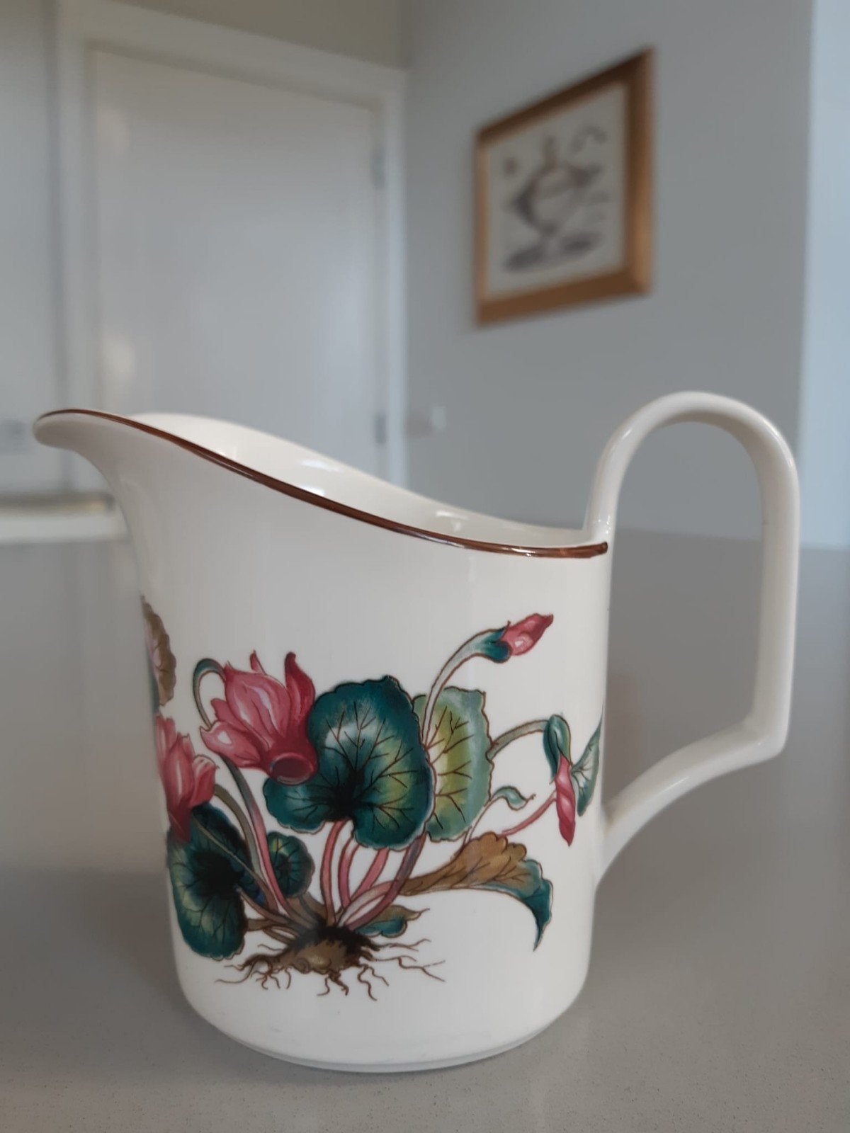 Melkkannetje Villeroy en Boch Botanica uitgave Douwe Egberts, Overige typen, Ophalen of Verzenden, Zo goed als nieuw, Overige stijlen