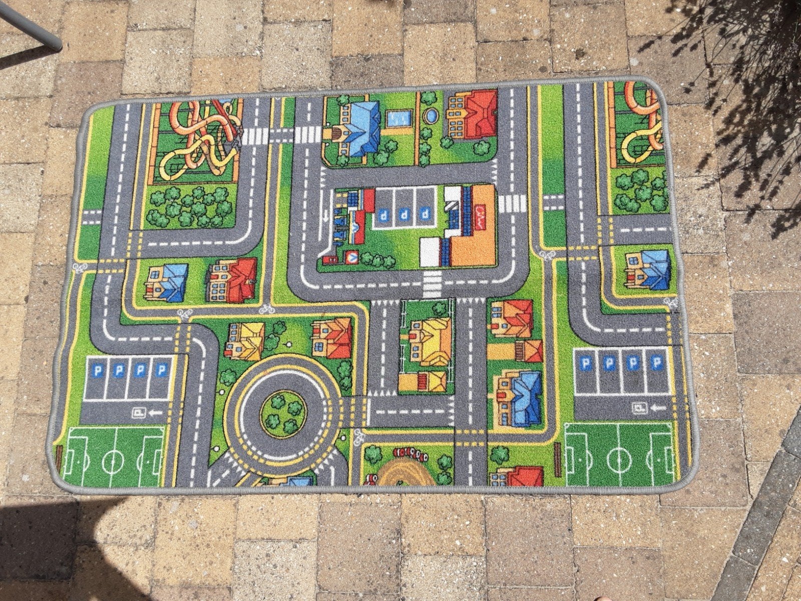 Speelkleed met wegenpatroon 120x80 cm, Ophalen of Verzenden