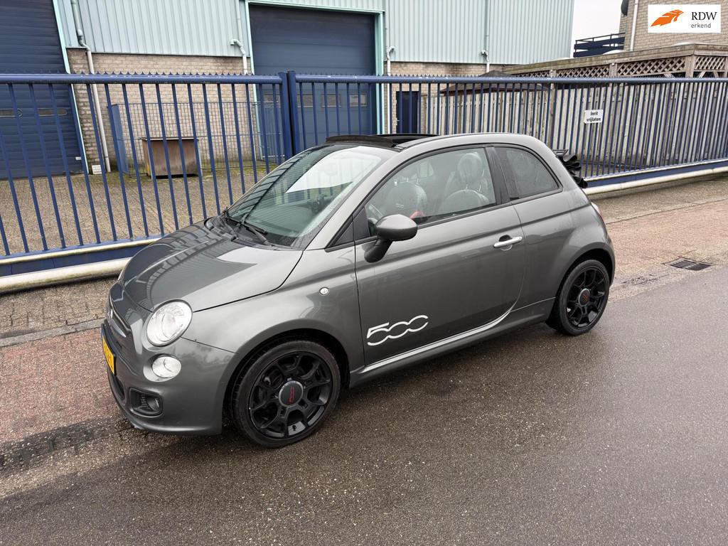 Fiat 500 C 0.9 TWINAIR TURBO 500S *CLIMA*NAVI*16 INCH* VASTE, Euro 6, Cabriolet, Origineel Nederlands, Bedrijf