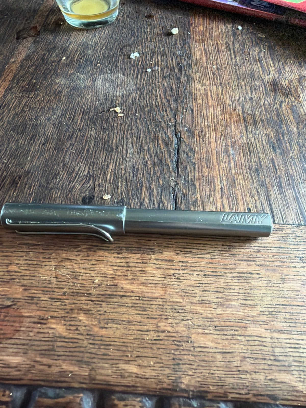 Lamy pen, Ophalen, Gebruikt