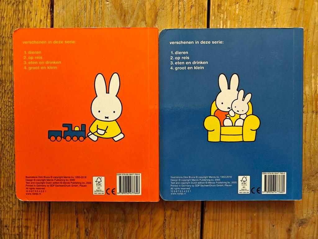 2 Kartonnen boekjes van Nijntje Pluis., Boeken, Ophalen of Verzenden