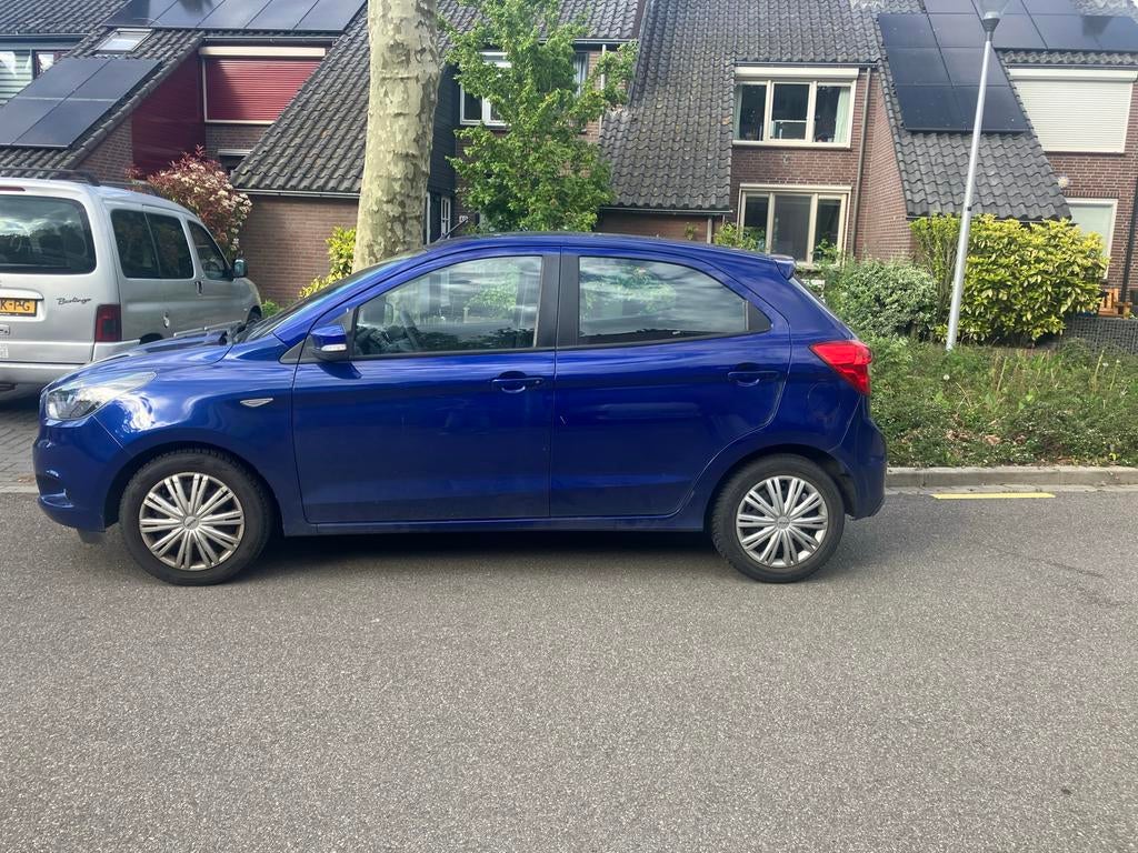 Ford Ka 1.2 63KW/85PK 5-DEURS 2016 Blauw, Auto's, Ford, Voorwielaandrijving, 40 €/maand, 4 cilinders, Blauw