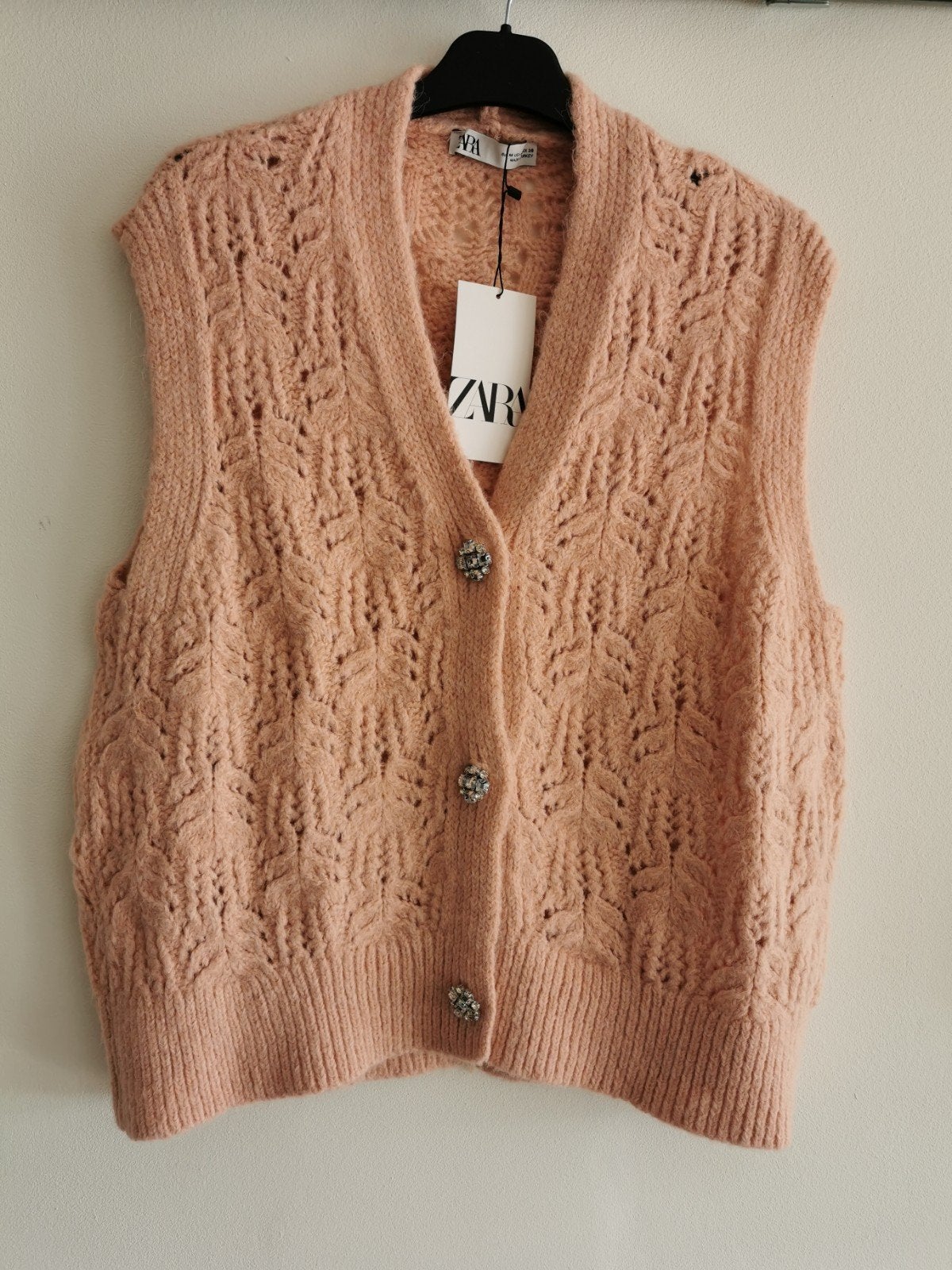 ZARA gilet met sierknopen mt. M, Maat 38/40 (M), Verzenden, Zara, Nieuw