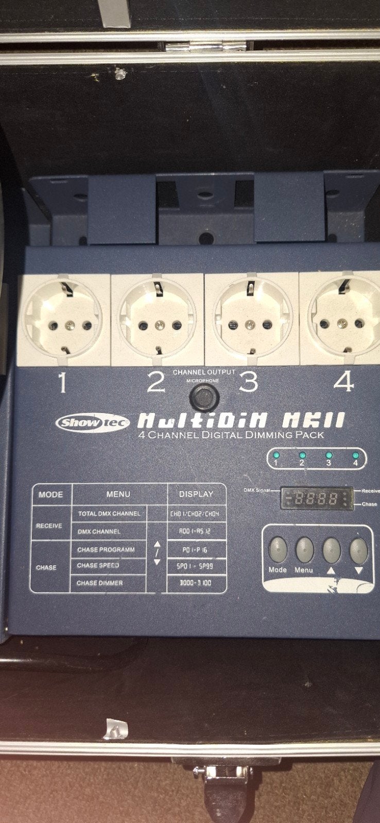 Showtec MultiDim MK2 Dimmerpacks (2 stuks) in kist, Ophalen of Verzenden, Gebruikt, Licht