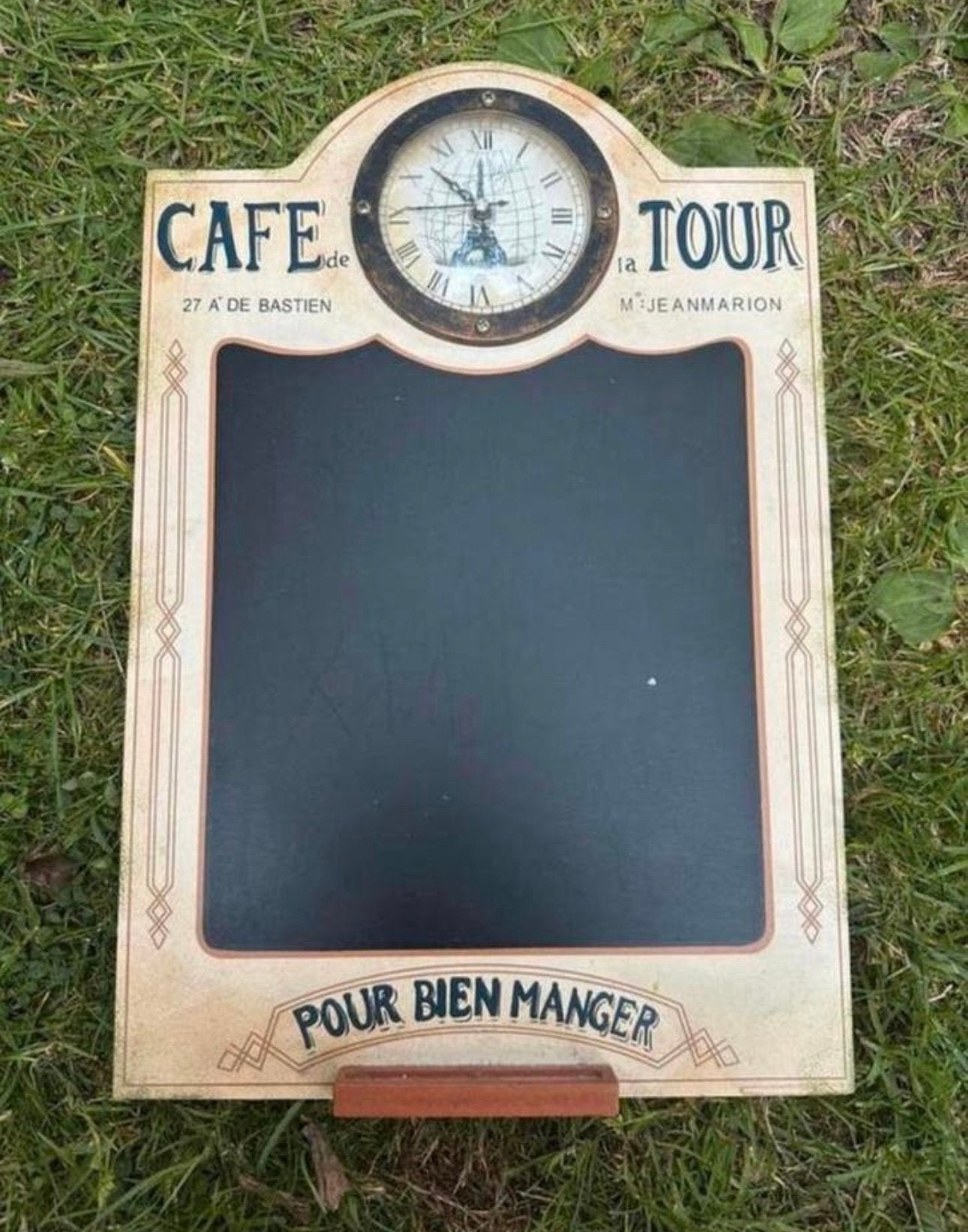 Vintage franse sfeer met functionele klok, Ophalen of Verzenden, Zo goed als nieuw