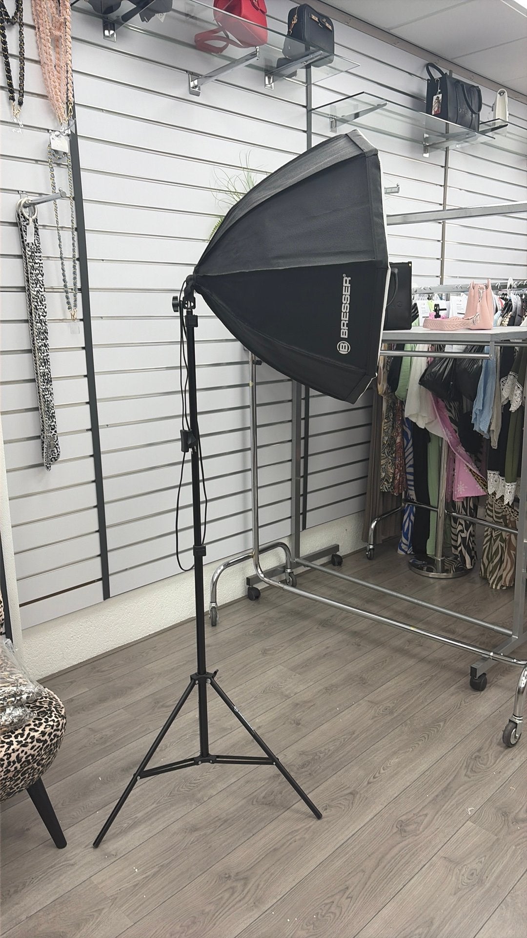 Bresser Softbox Studiolampen Set, Audio, Tv en Foto, Fotografie | Fotostudio en Toebehoren, Ophalen, Zo goed als nieuw, Lamp of Flitsset