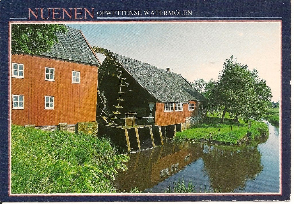 Ansichtkaart Nuenen Opwettense Watermolen, Ophalen of Verzenden, 1980 tot heden, Gelopen, Noord-Brabant