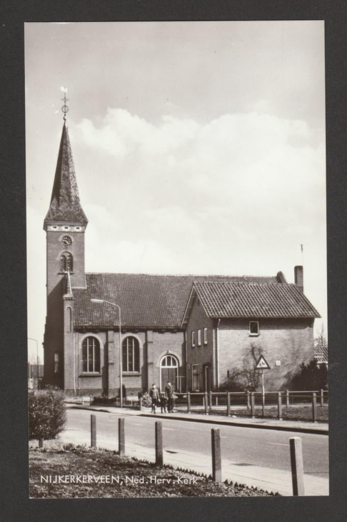 Nijkerkerveen (nabij Nijkerk en Amersfoort) - Ned Herv Kerk, Ophalen of Verzenden, 1960 tot 1980, Ongelopen, Gelderland