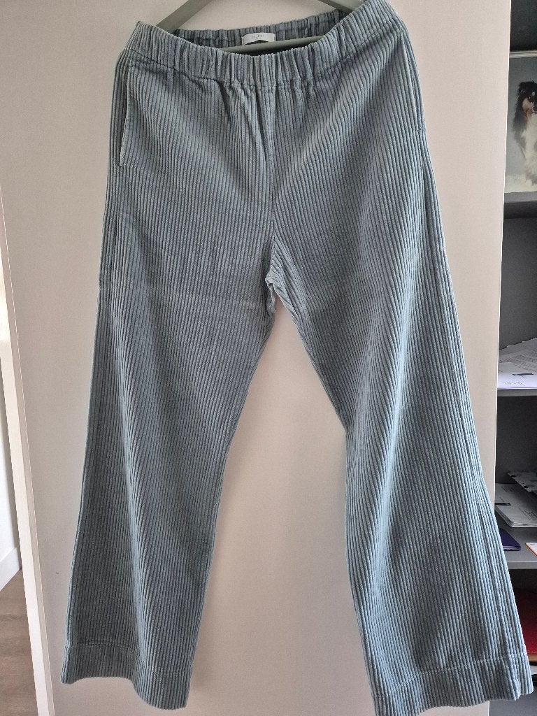 Toffe ribbroek van BY BAr mt L Blauw, Blauw, Nieuw, Ophalen of Verzenden, Lang